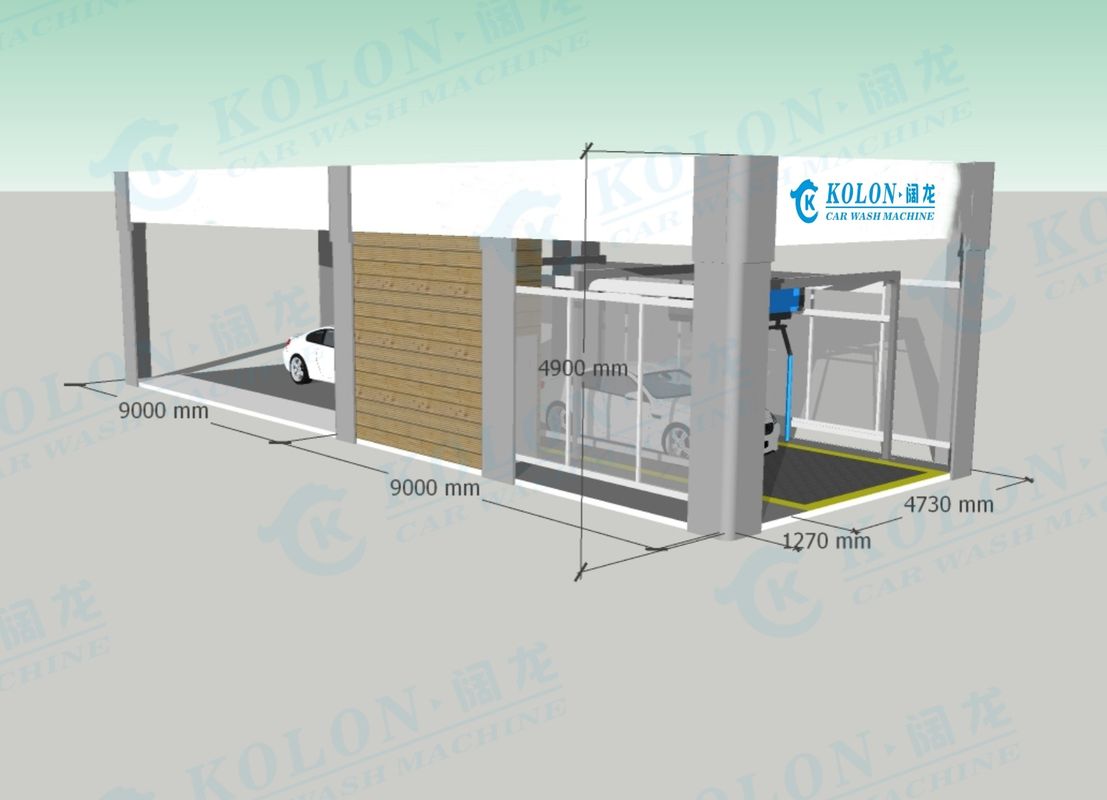 콜론 380V 24.5kW 고압 세탁 기능과 함께 조절 압력 터치리스 자동차 세탁기